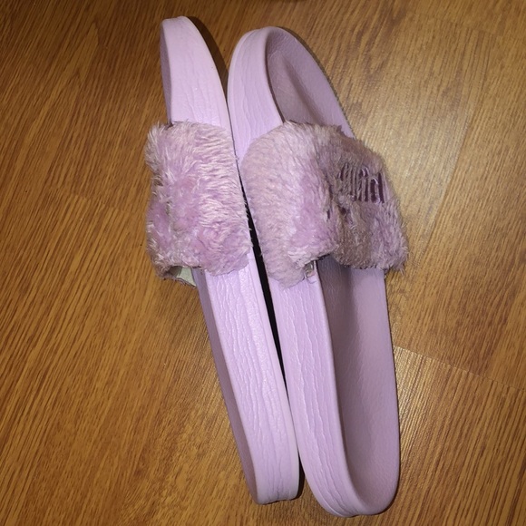 Puma Fenty Furry Slides Lilac - Picture 3 of 14